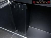 新品4面ブラックアクリル上部水槽W1500×d600×h600鉄製水槽台